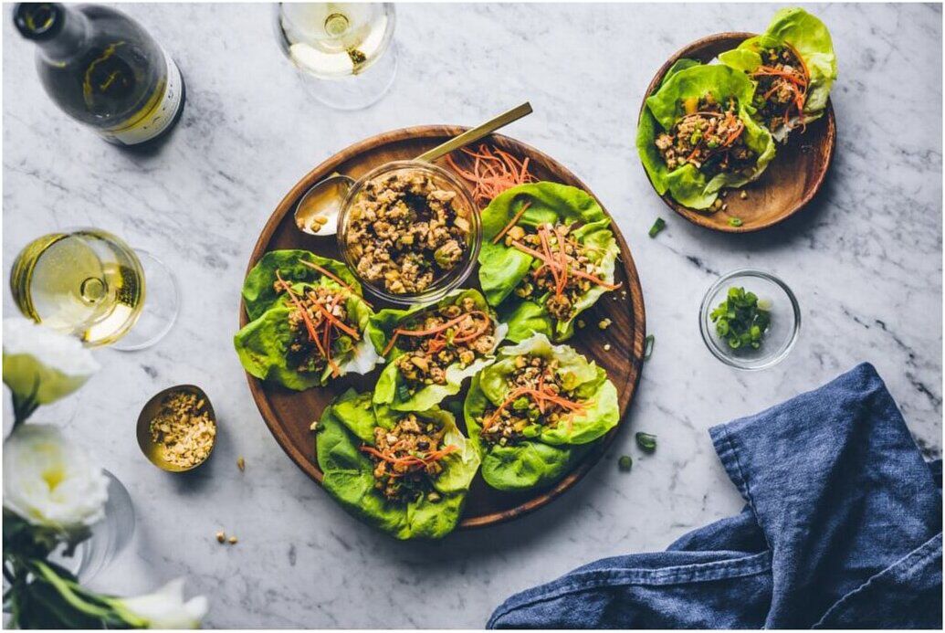 Chicken lettuce cups